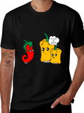 Funny Spanish Pepper Graphic T-Shirt