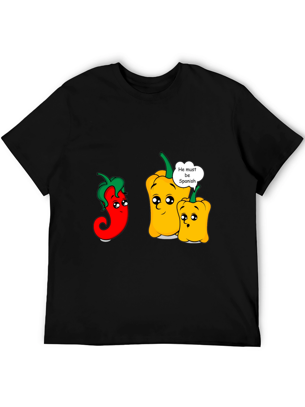 Funny Spanish Pepper Graphic T-Shirt