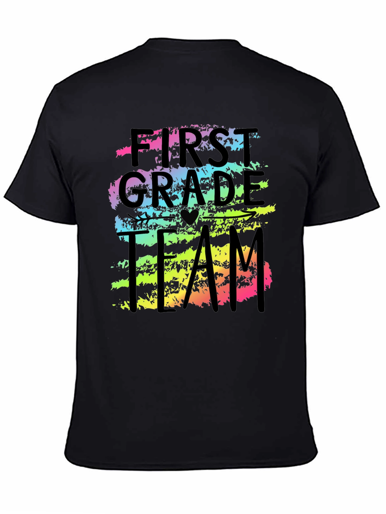 First Grade Team Colorful T-Shirt