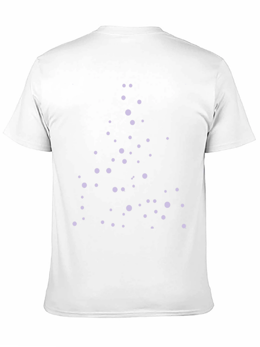 Modern Dotted Design Black T-Shirt