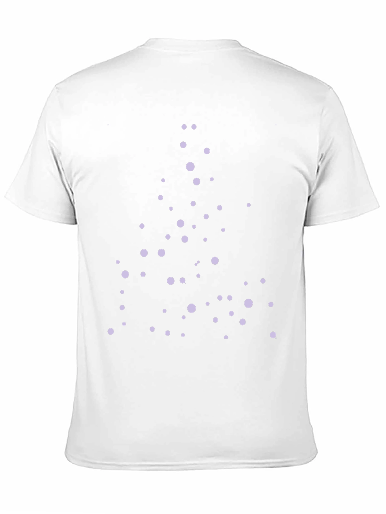 Modern Dotted Design Black T-Shirt
