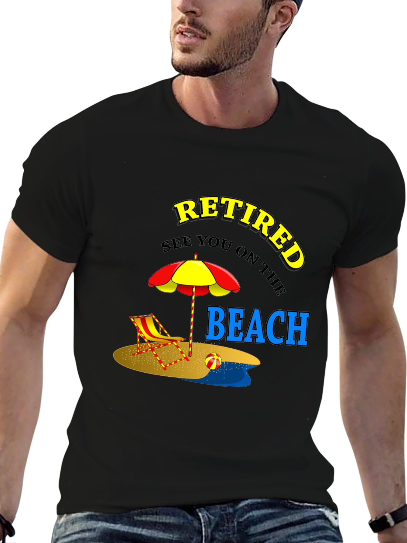 Retired Beach T-Shirt - Vacation Mode On!
