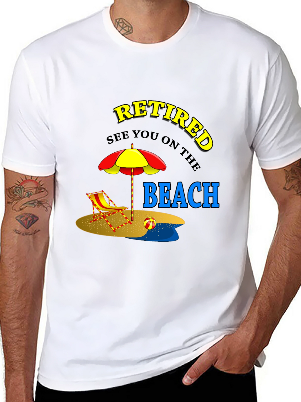 Retired Beach T-Shirt - Vacation Mode On!