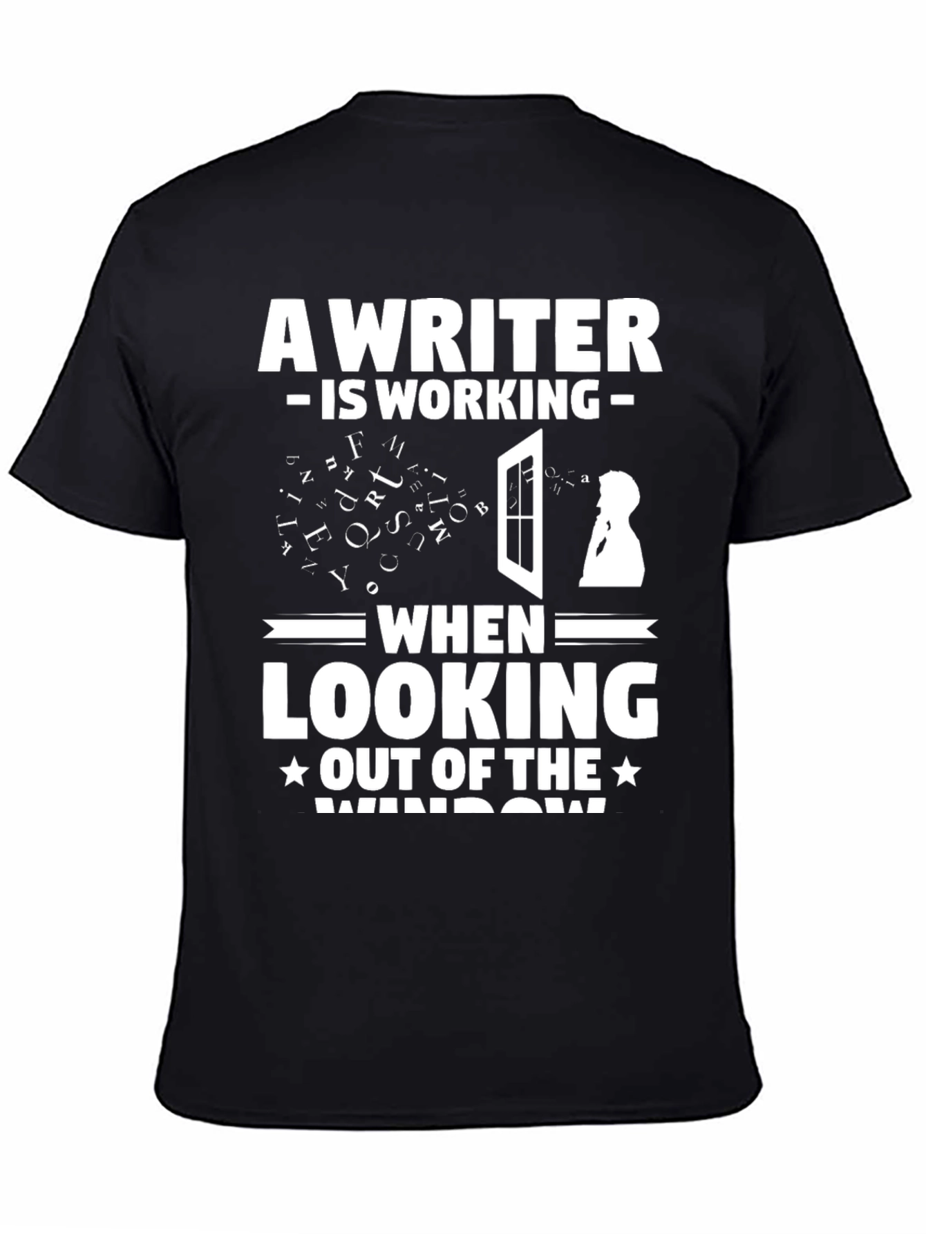 Writer at Work Funny Graphic T-Shirt