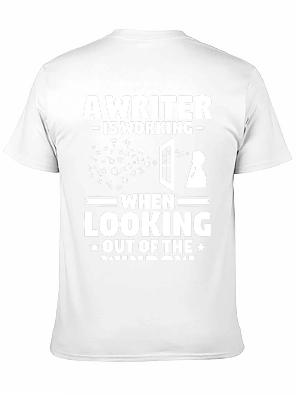 Writer at Work Funny Graphic T-Shirt