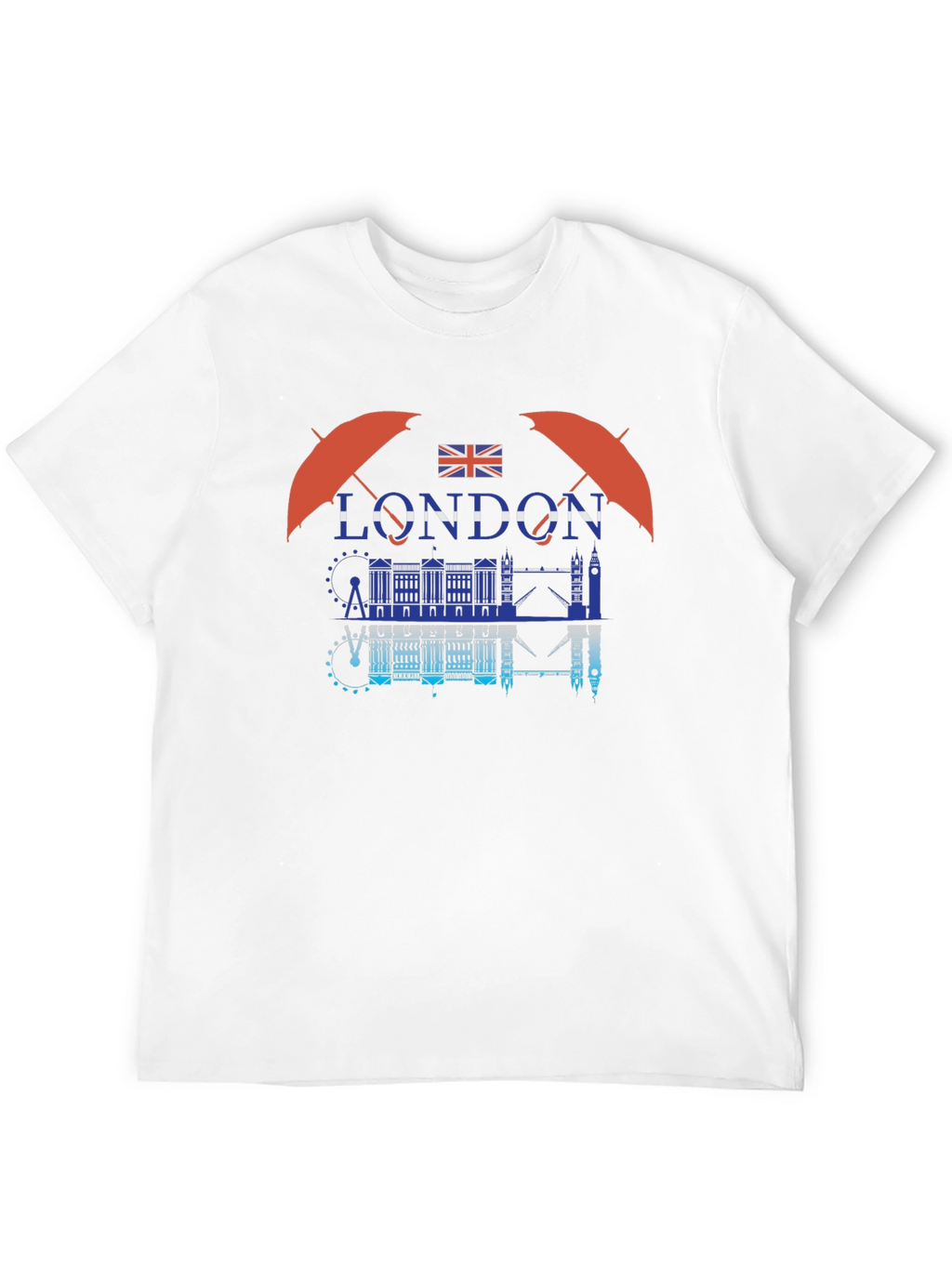 London Graphic Print Crew Neck T-Shirt