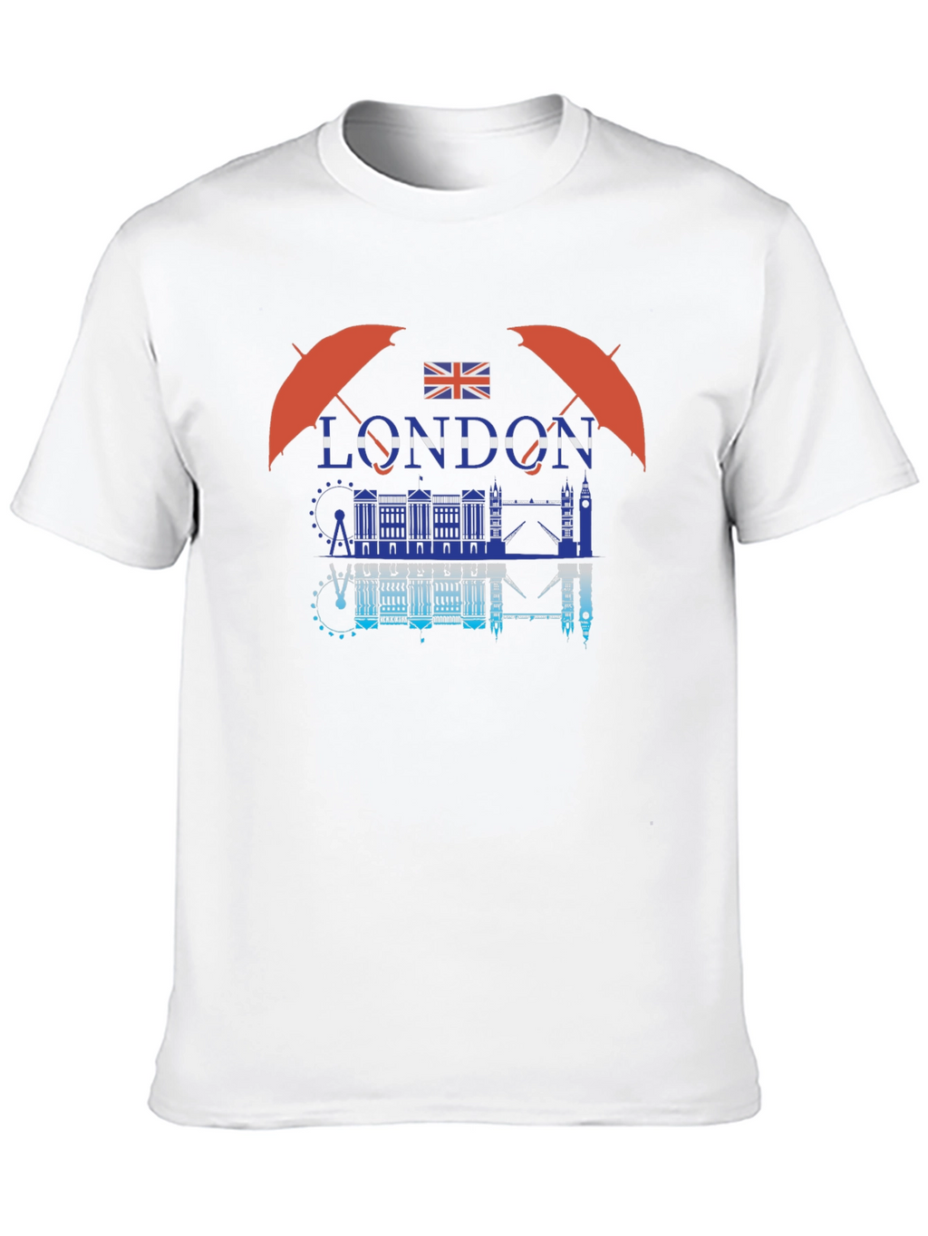 London Graphic Print Crew Neck T-Shirt