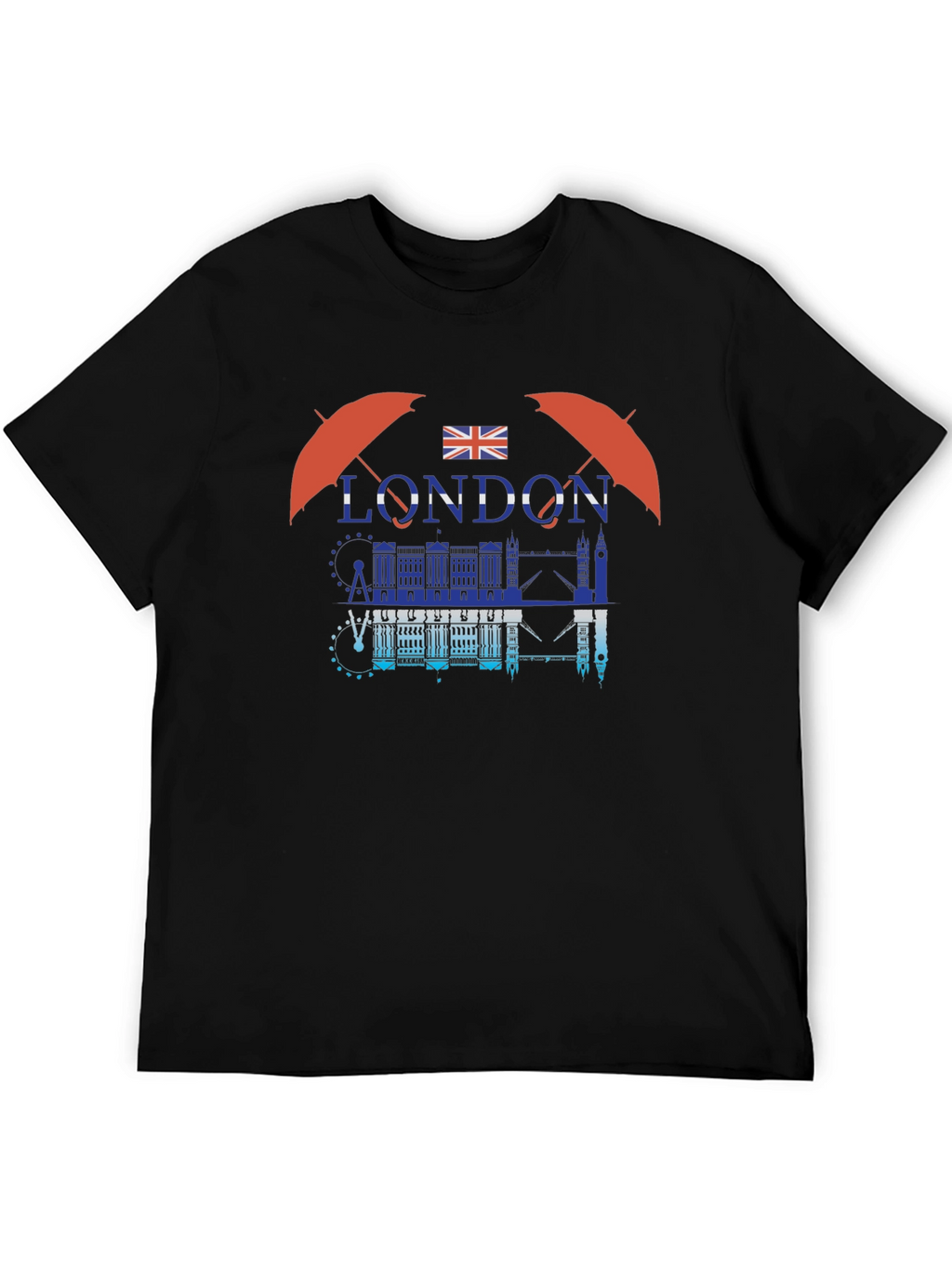 London Graphic Print Crew Neck T-Shirt