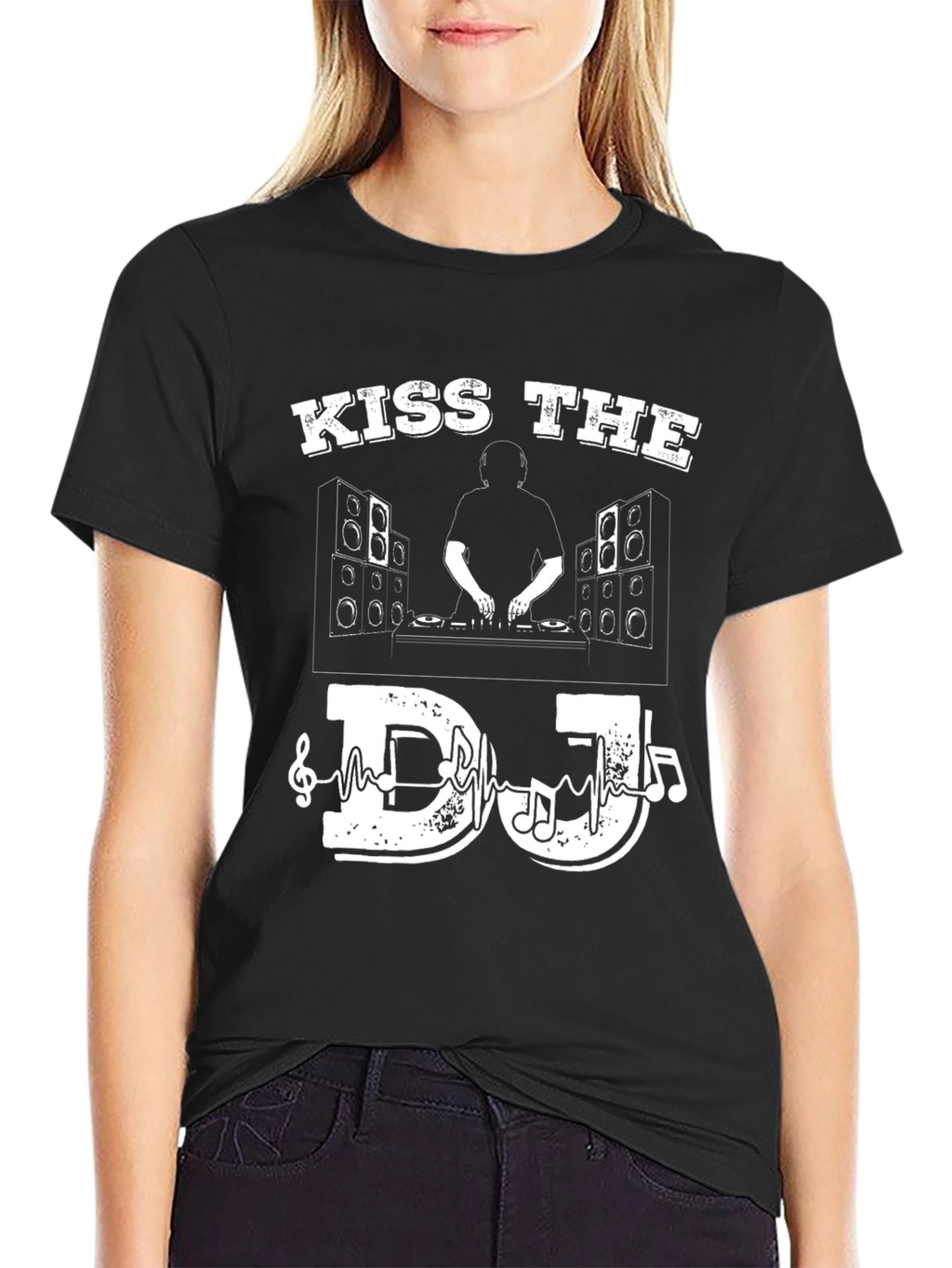 Kiss The DJ Graphic T-Shirt