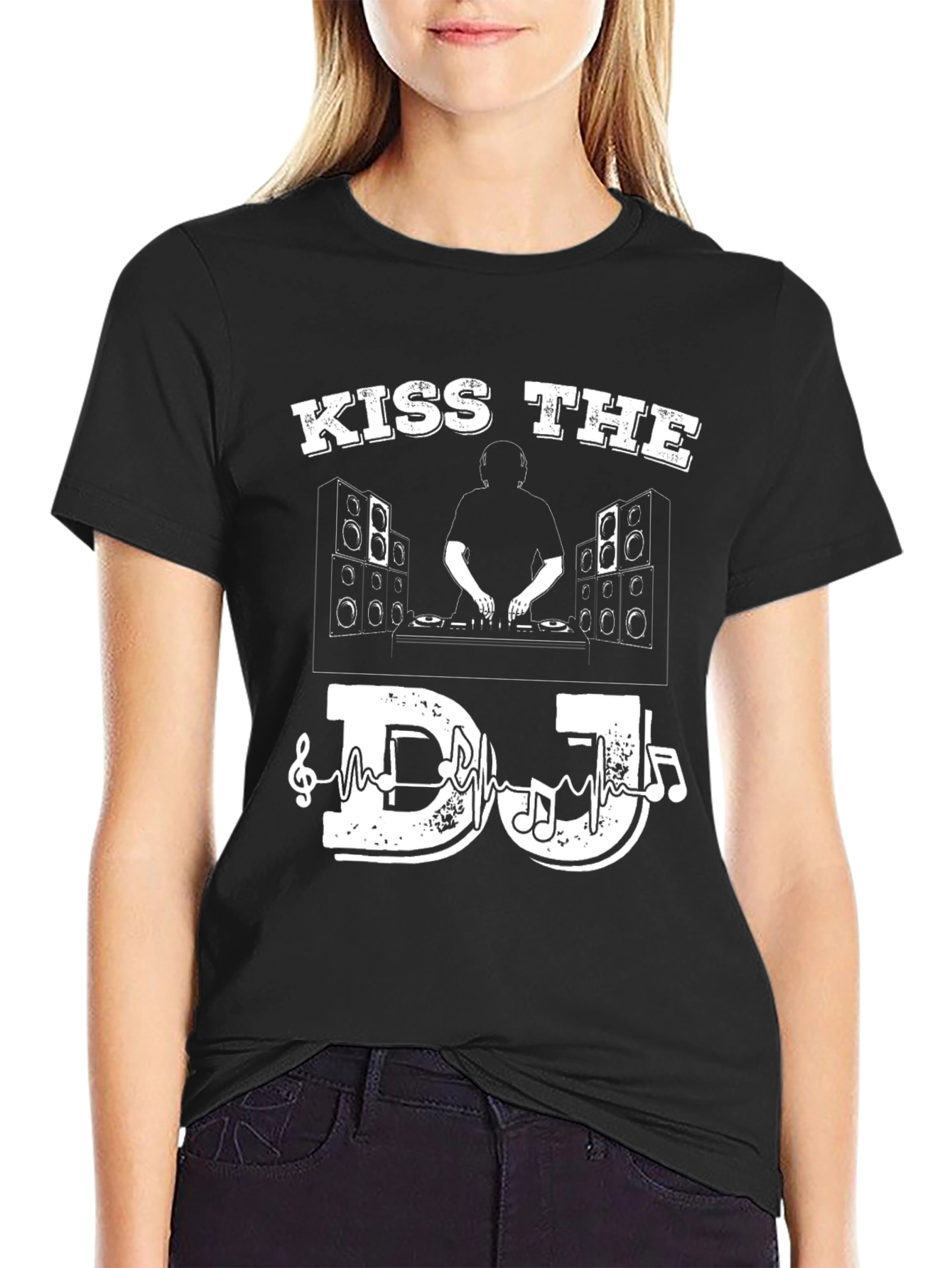 Kiss The DJ Graphic T-Shirt