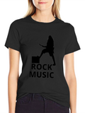Rock Music Graphic T-Shirt - Classic Rocker Tee