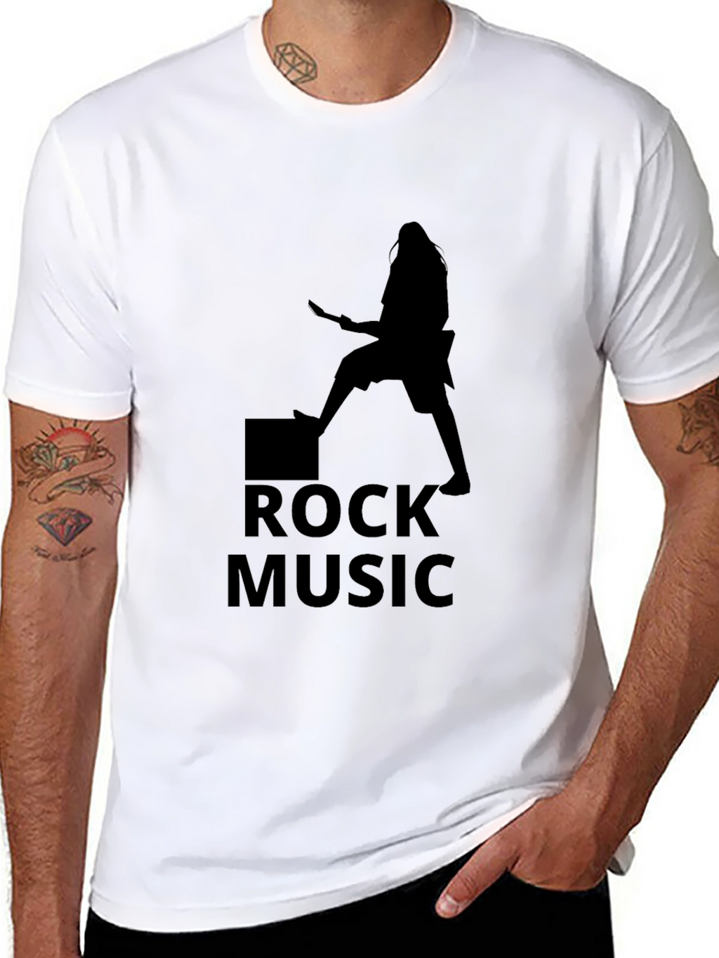 Rock Music Graphic T-Shirt - Classic Rocker Tee