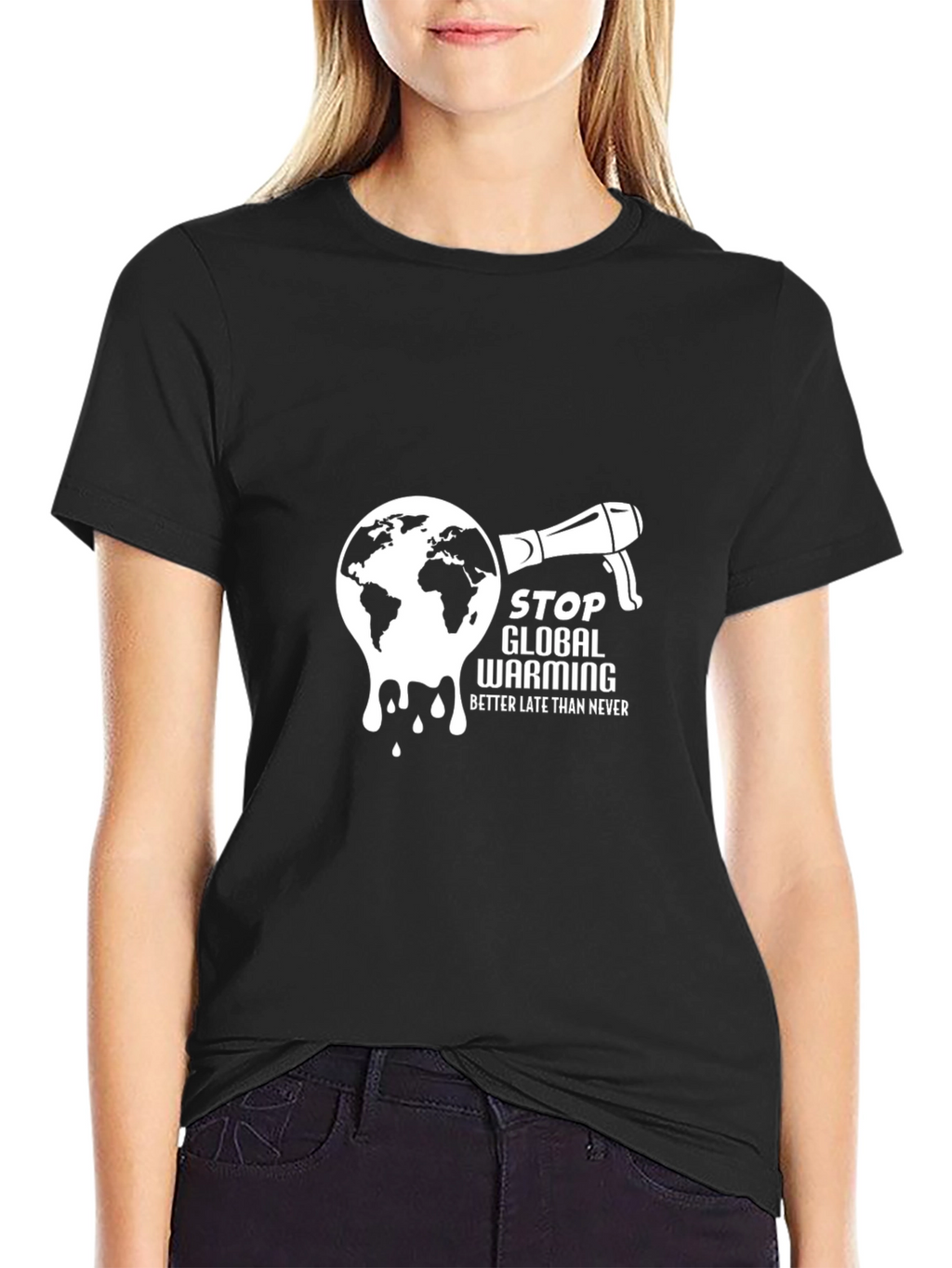 Stop Global Warming Graphic T-Shirt