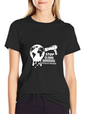 Stop Global Warming Graphic T-Shirt