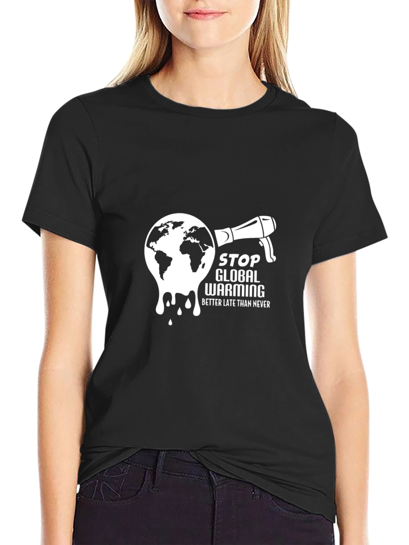 Stop Global Warming Graphic T-Shirt