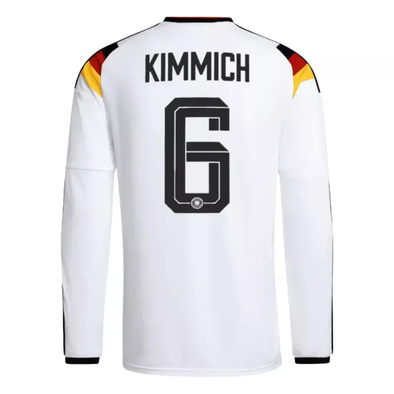 Joshua Kimmich 2026 Germany Long Sleeve Home Jersey Back