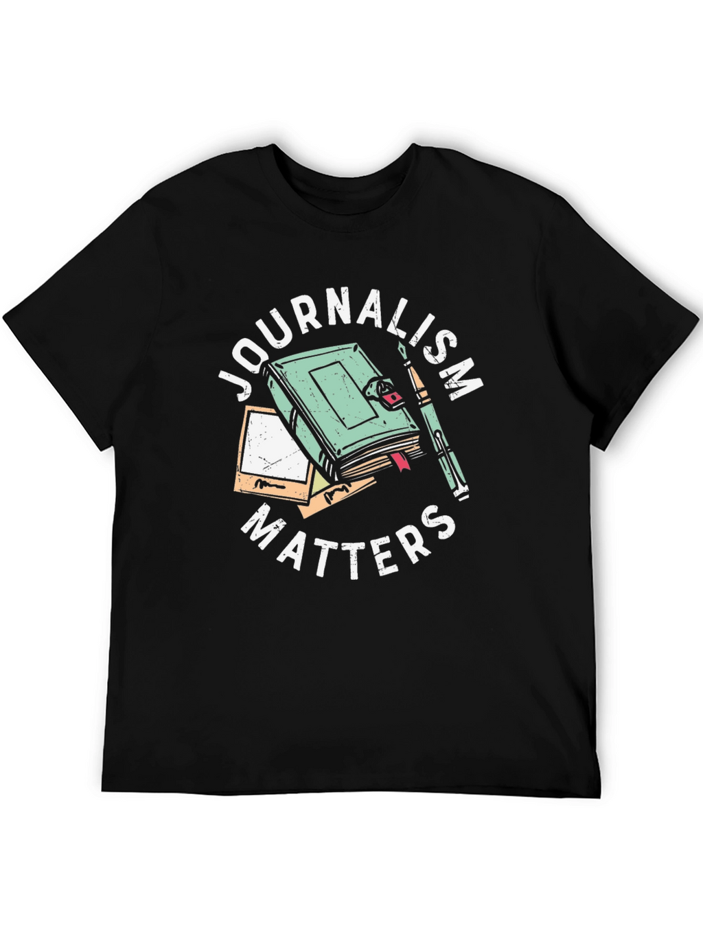 Journalism Matters Graphic Tee - Black T-Shirt