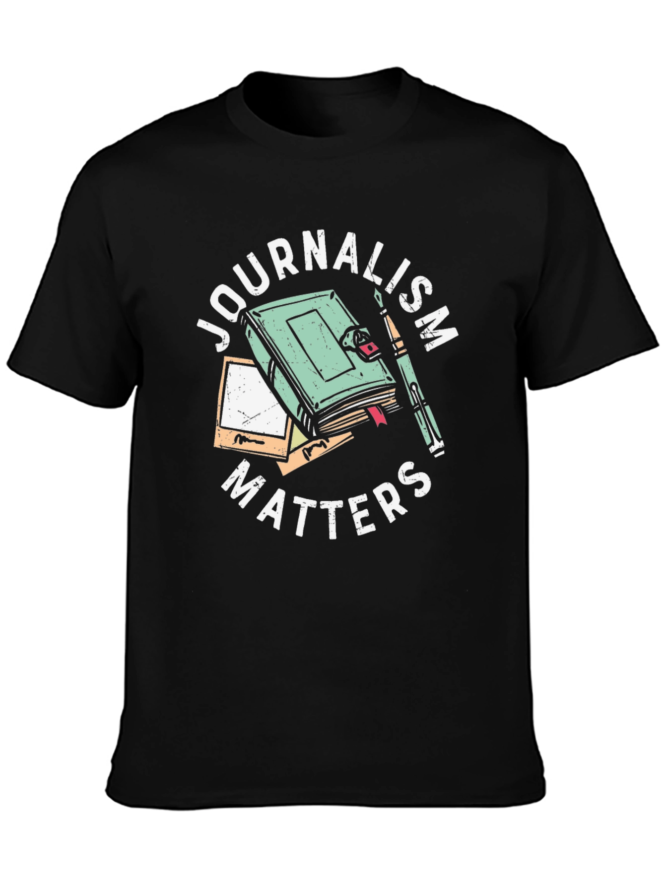 Journalism Matters Graphic Tee - Black T-Shirt