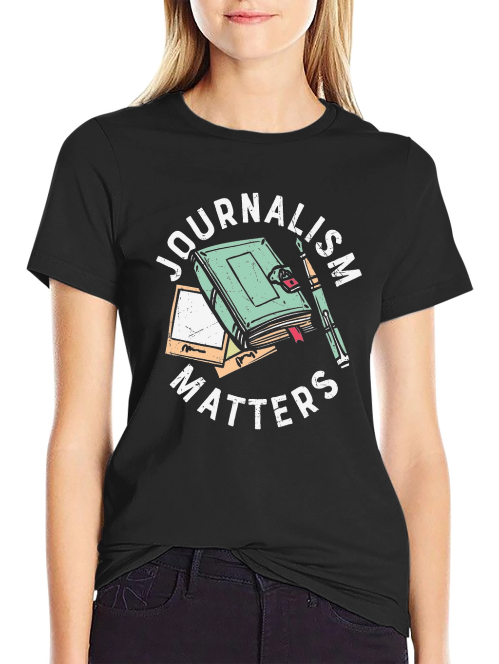 Journalism Matters Graphic Tee - Black T-Shirt