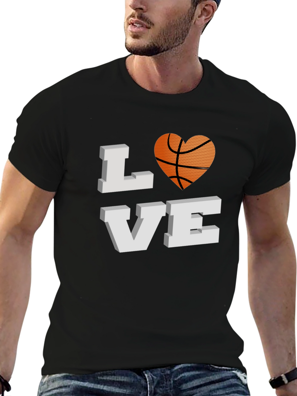 Basketball Love Graphic T-Shirt