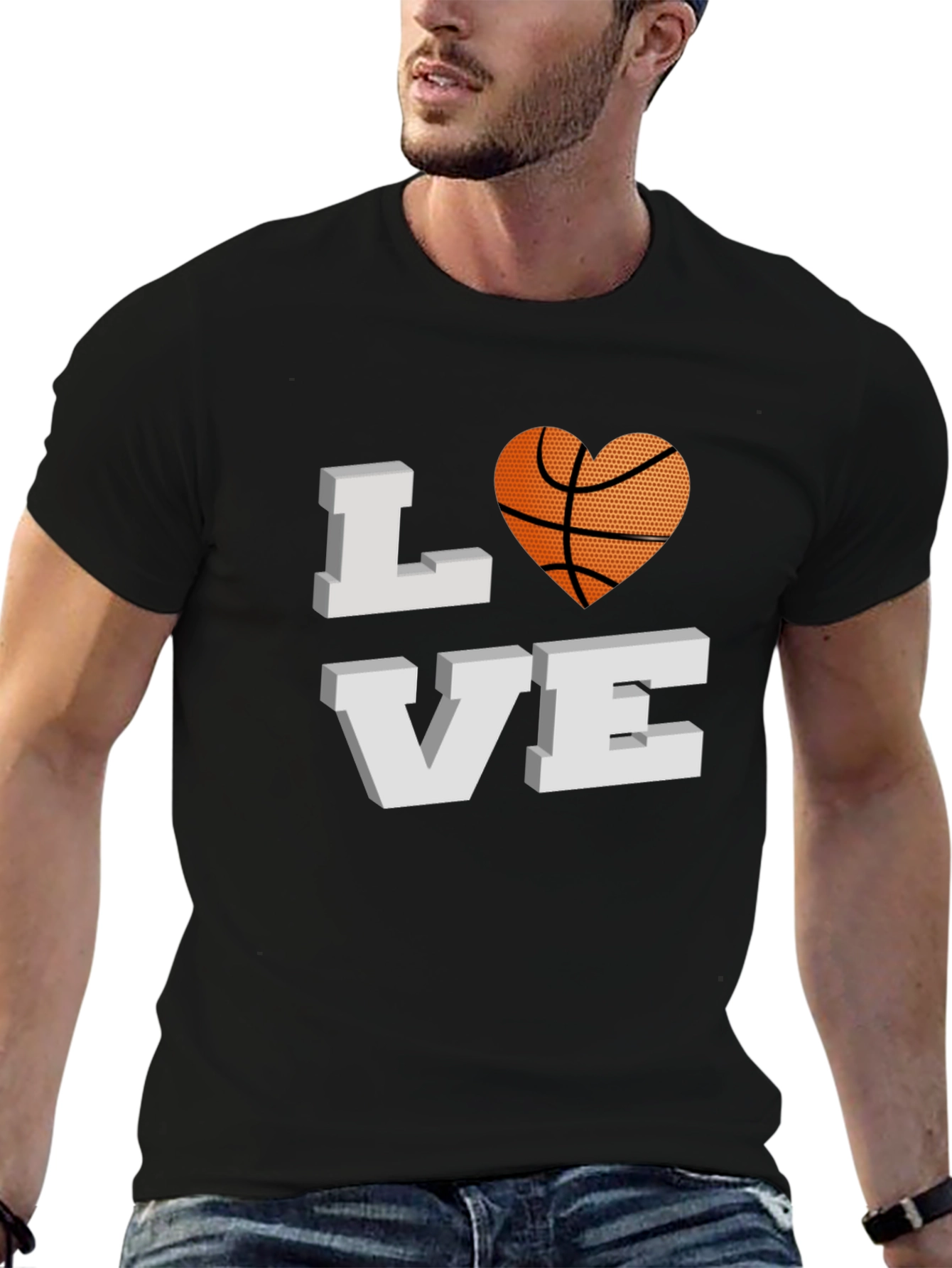 Basketball Love Graphic T-Shirt