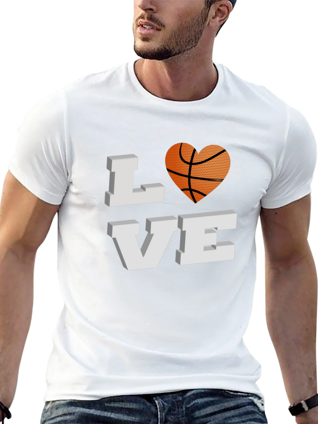 Basketball Love Graphic T-Shirt