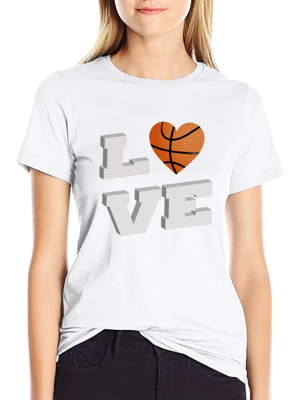 Basketball Love Graphic T-Shirt