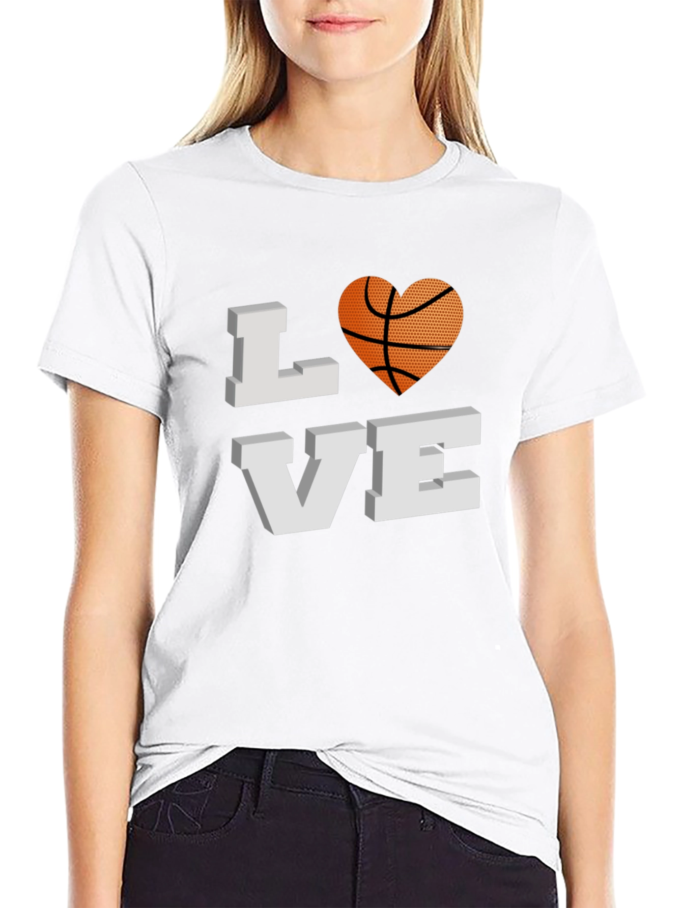 Basketball Love Graphic T-Shirt