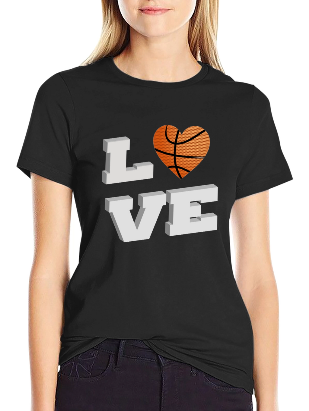 Basketball Love Graphic T-Shirt