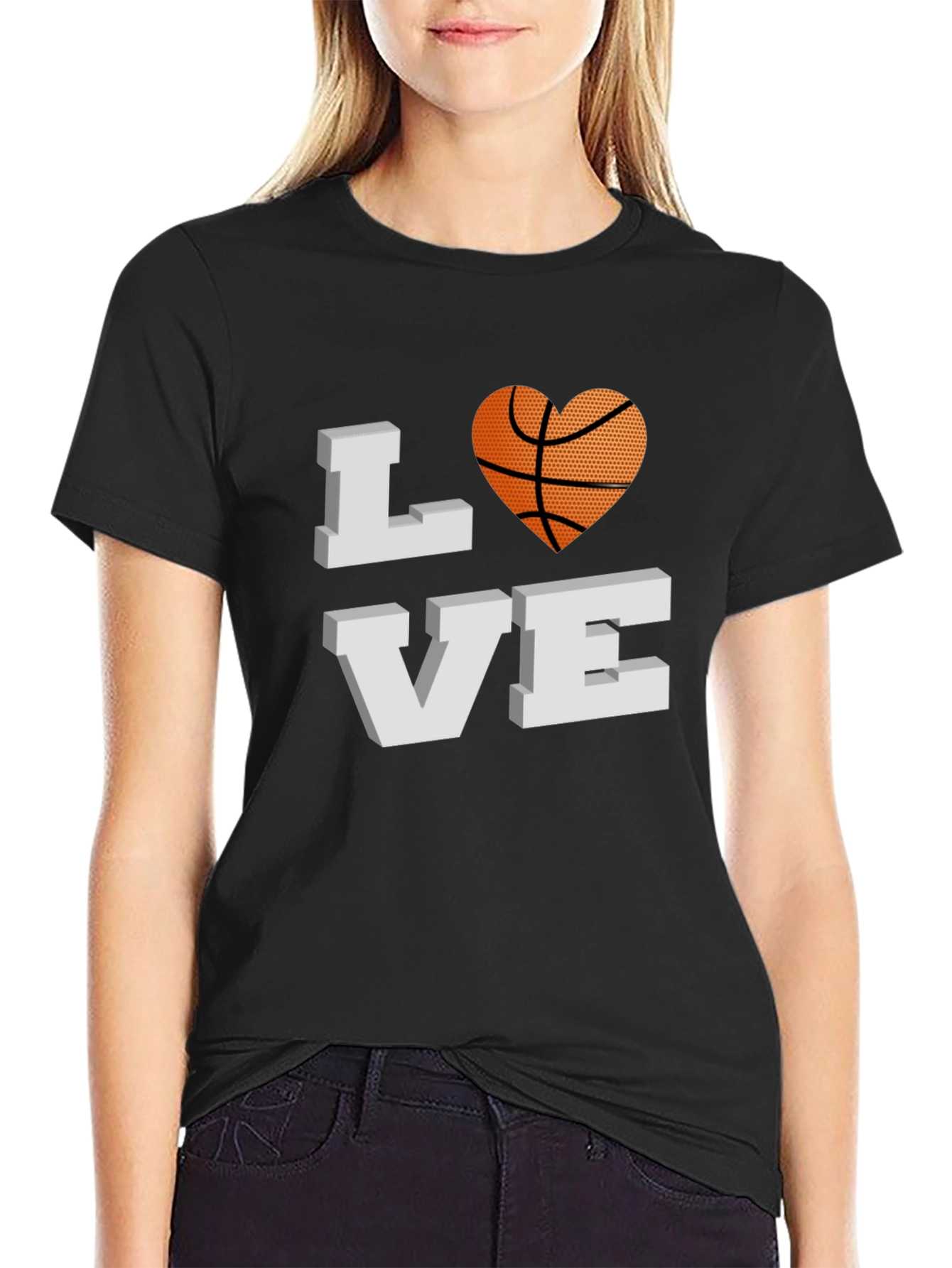 Basketball Love Graphic T-Shirt