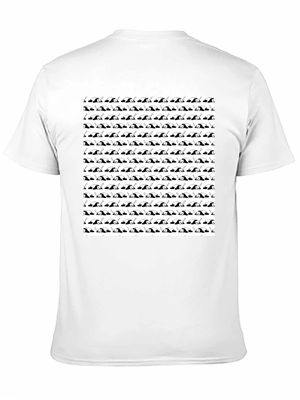 Panda Patterned Graphic Tee - Soft Cotton Casual Shirt