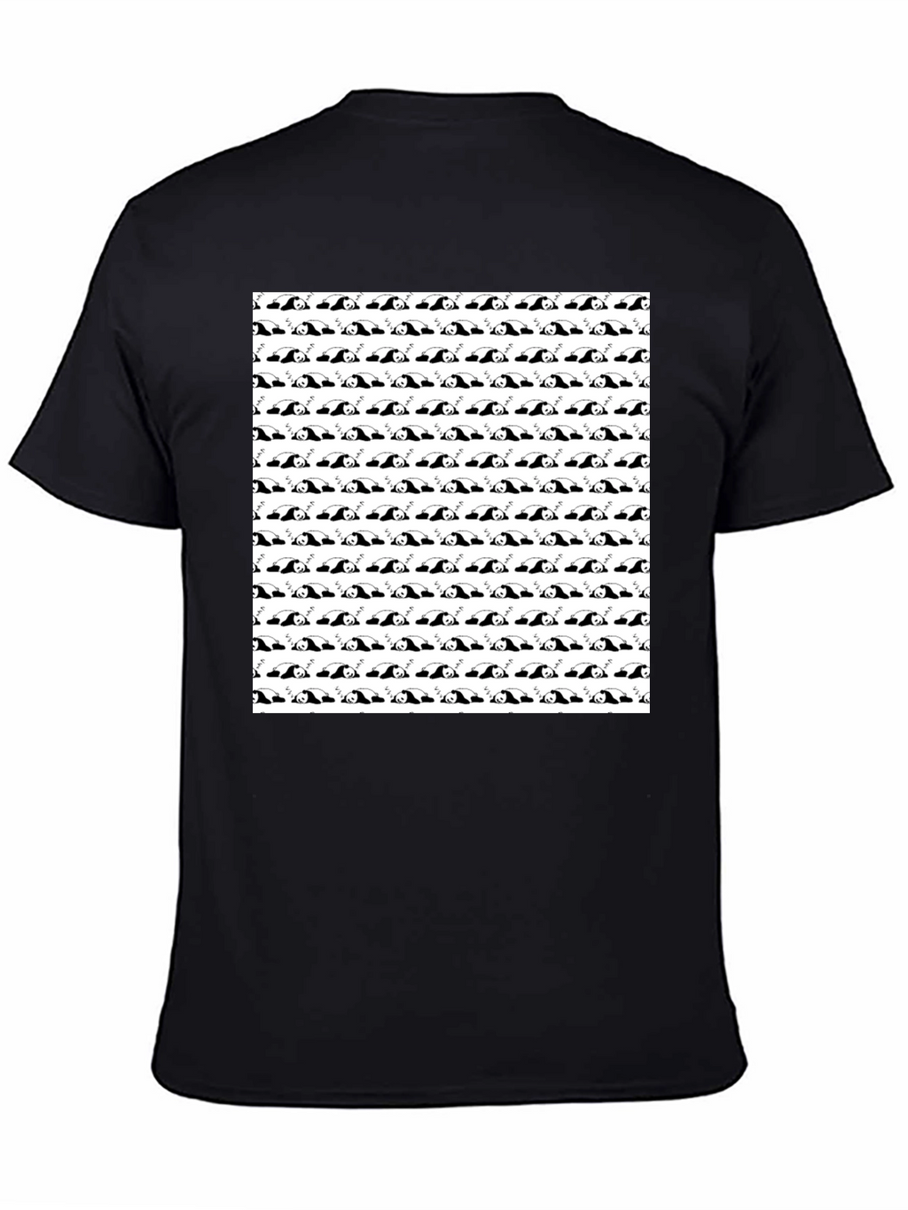 Panda Patterned Graphic Tee - Soft Cotton Casual Shirt