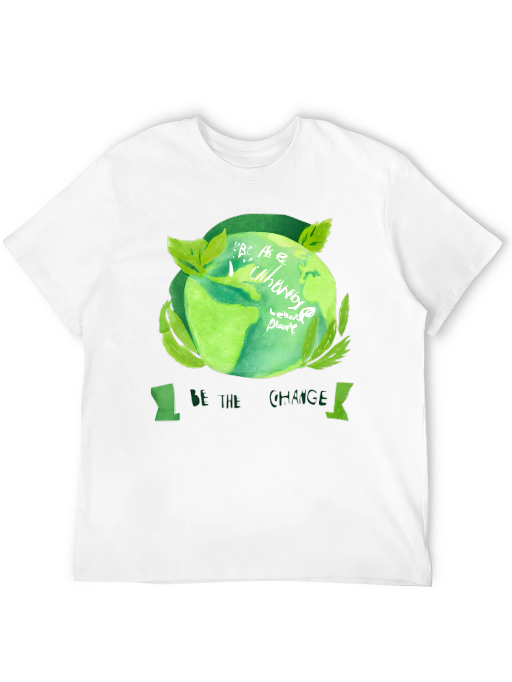 Eco-Friendly Be the Change Black T-Shirt