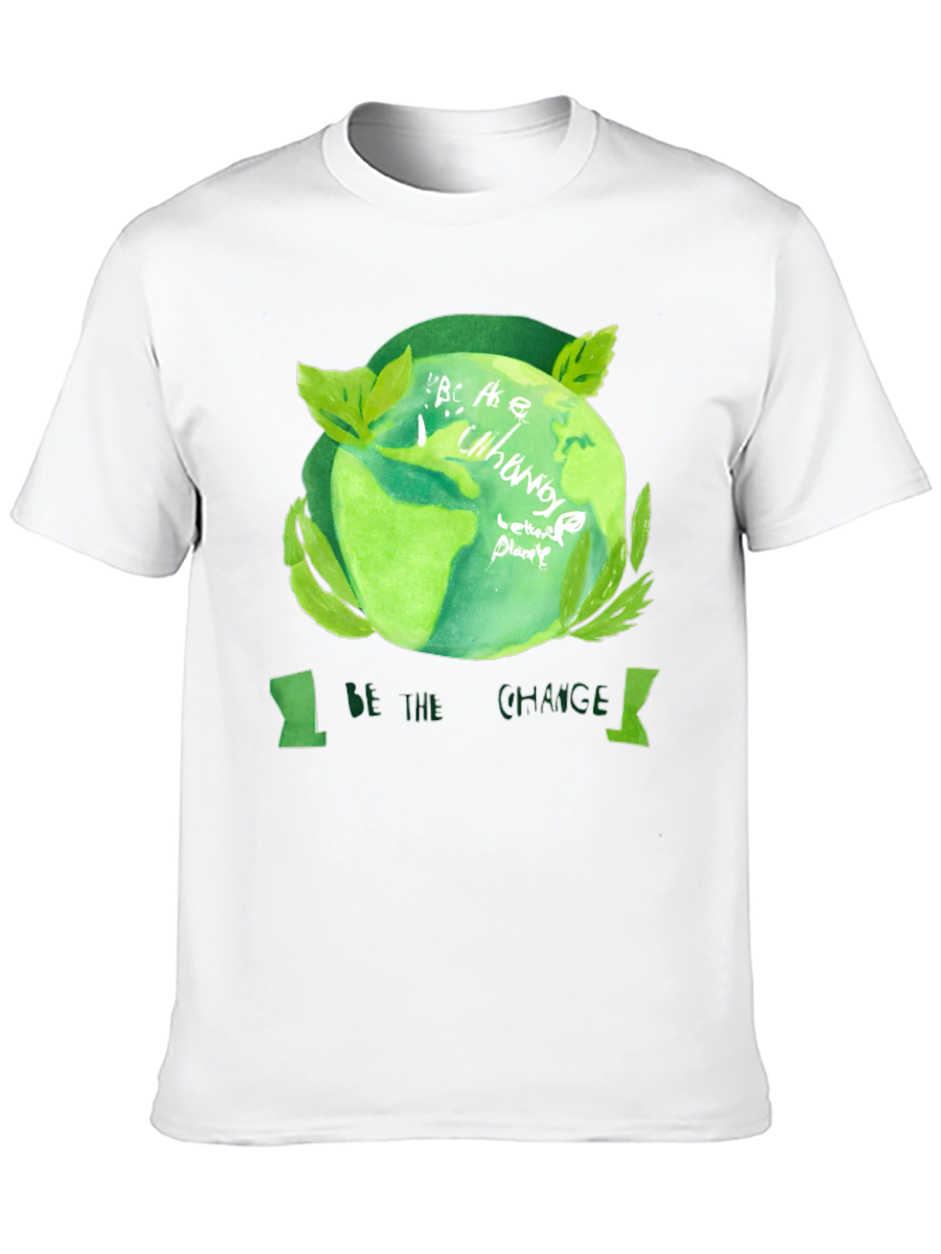 Eco-Friendly Be the Change Black T-Shirt