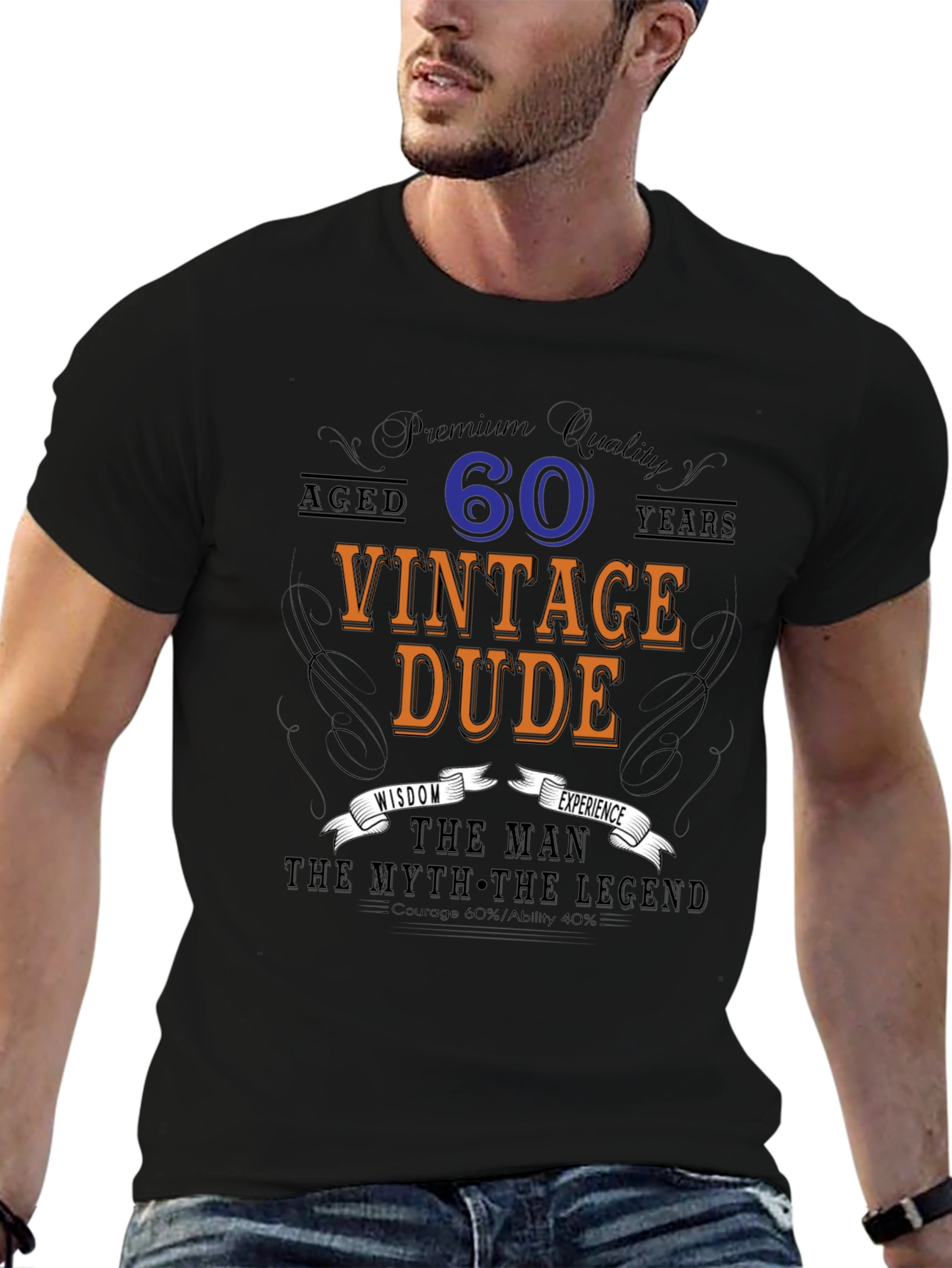 Vintage Dude 60th Birthday T-Shirt