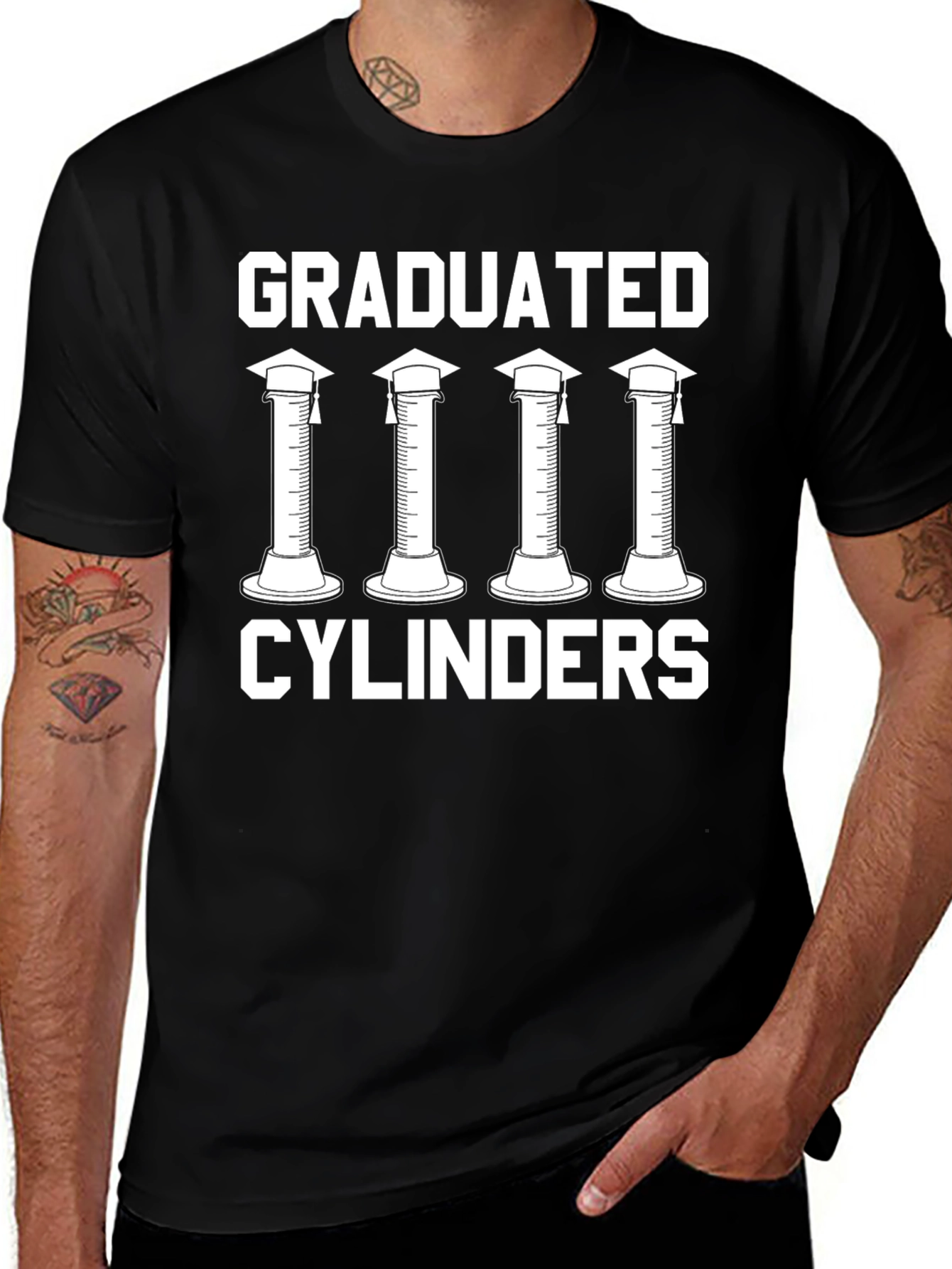 Graduated Cylinders T-Shirt - Funny Science Tee