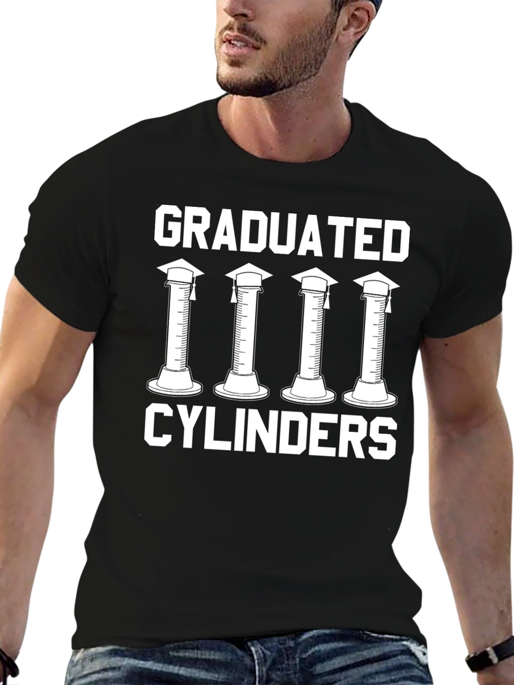 Graduated Cylinders T-Shirt - Funny Science Tee