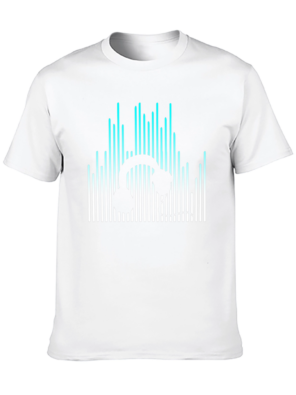 Headphone Equalizer Black T-Shirt