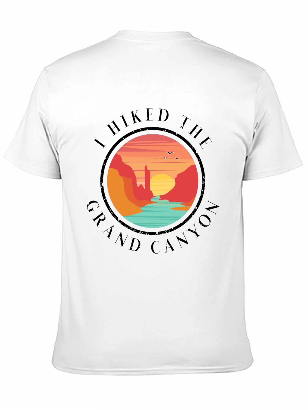 Grand Canyon Hiker Black T-Shirt