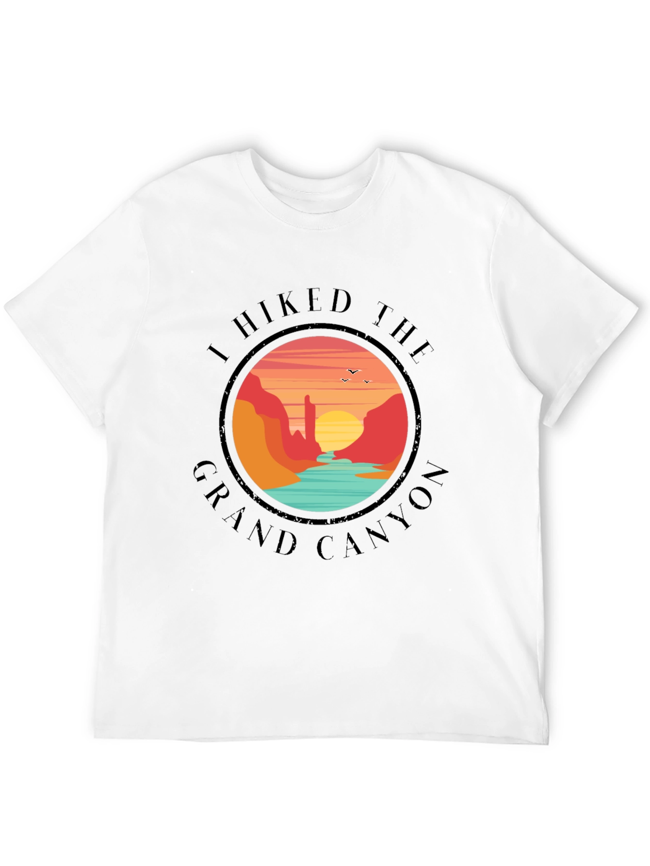 Grand Canyon Hiker Black T-Shirt