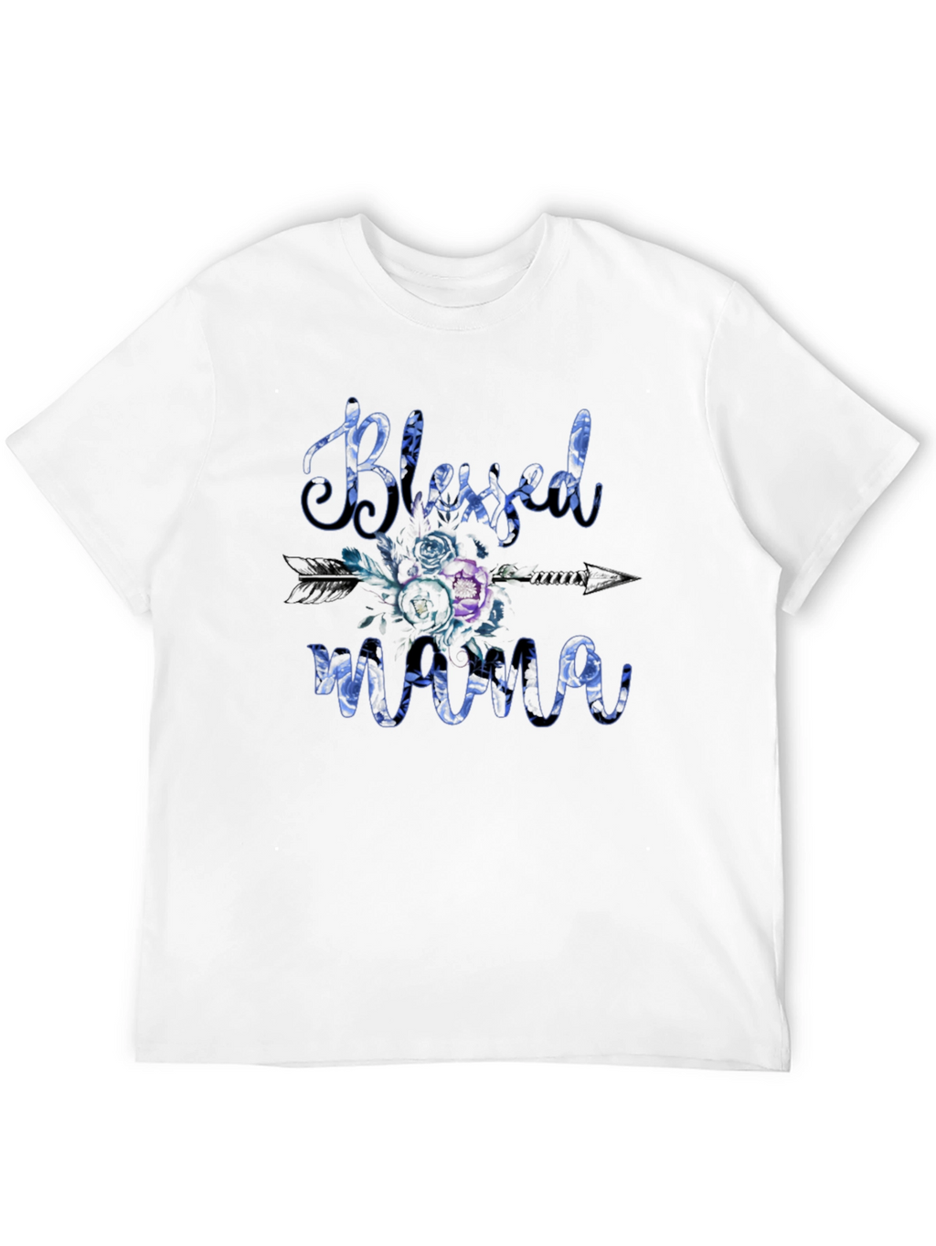 Blessed Mama Floral Graphic Tee