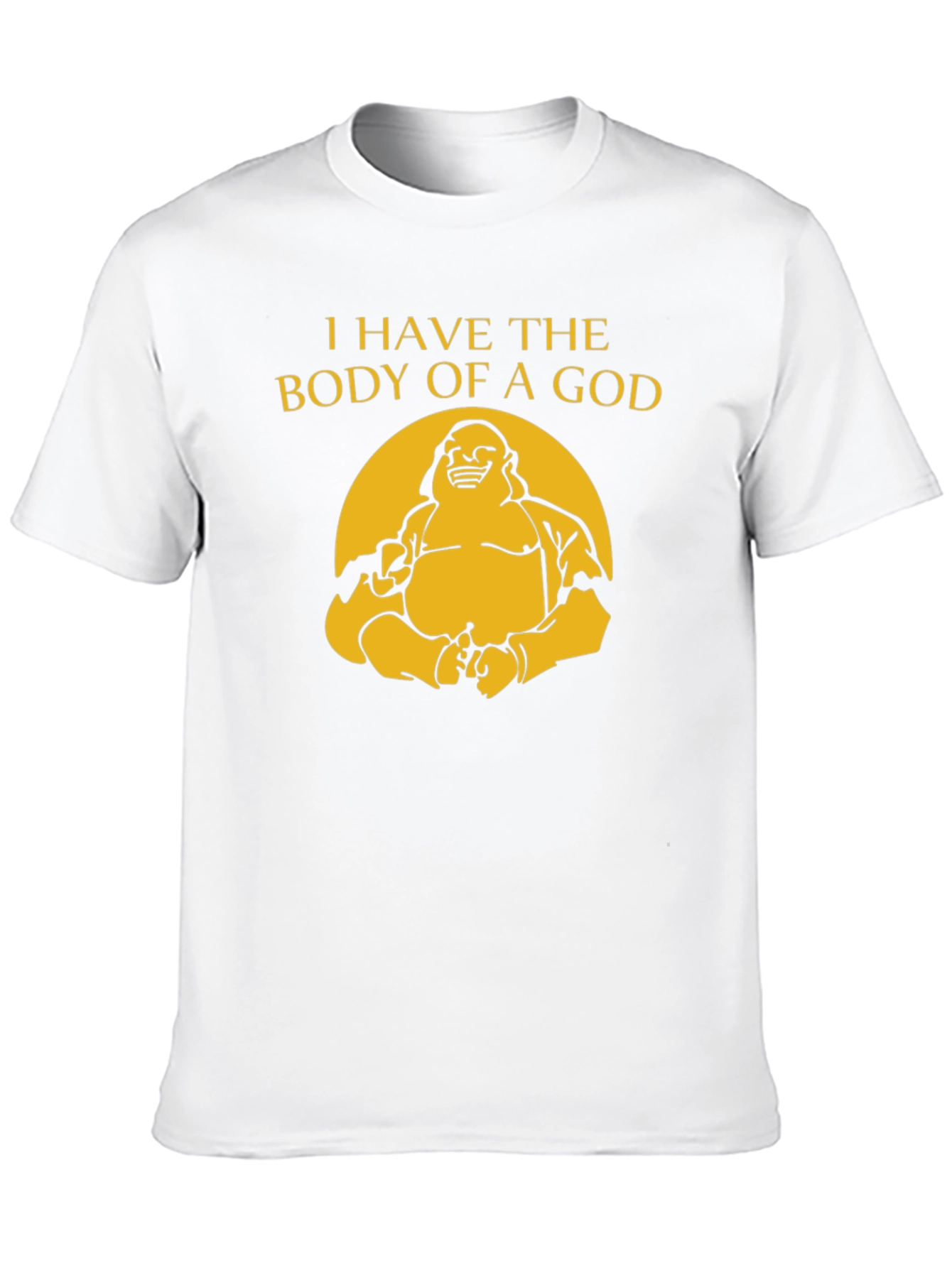 Funny Buddha Body of a God Graphic Tee