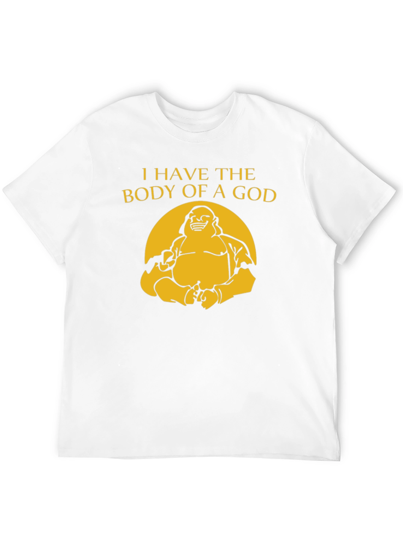 Funny Buddha Body of a God Graphic Tee