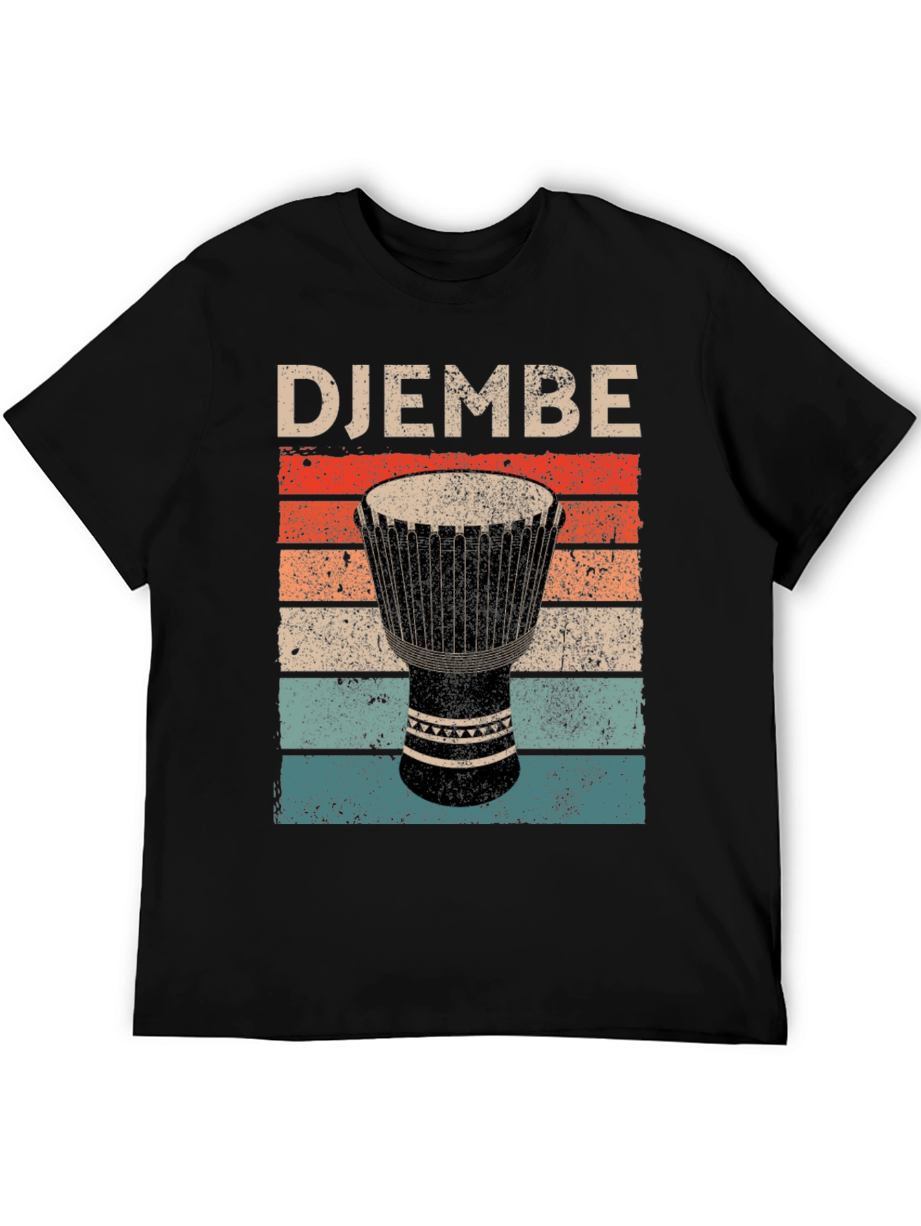 Vintage Djembe Drum Graphic T-Shirt