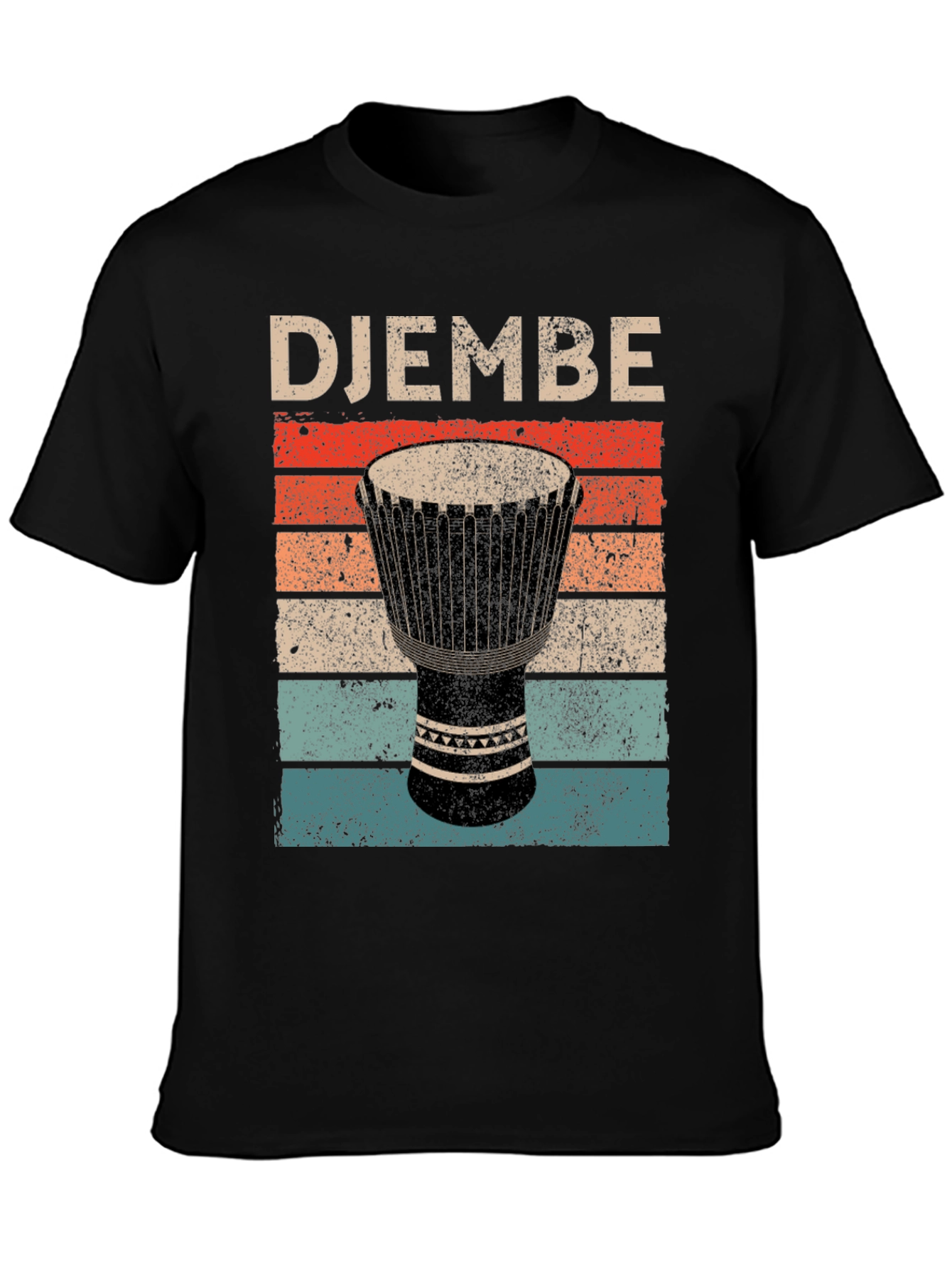 Vintage Djembe Drum Graphic T-Shirt