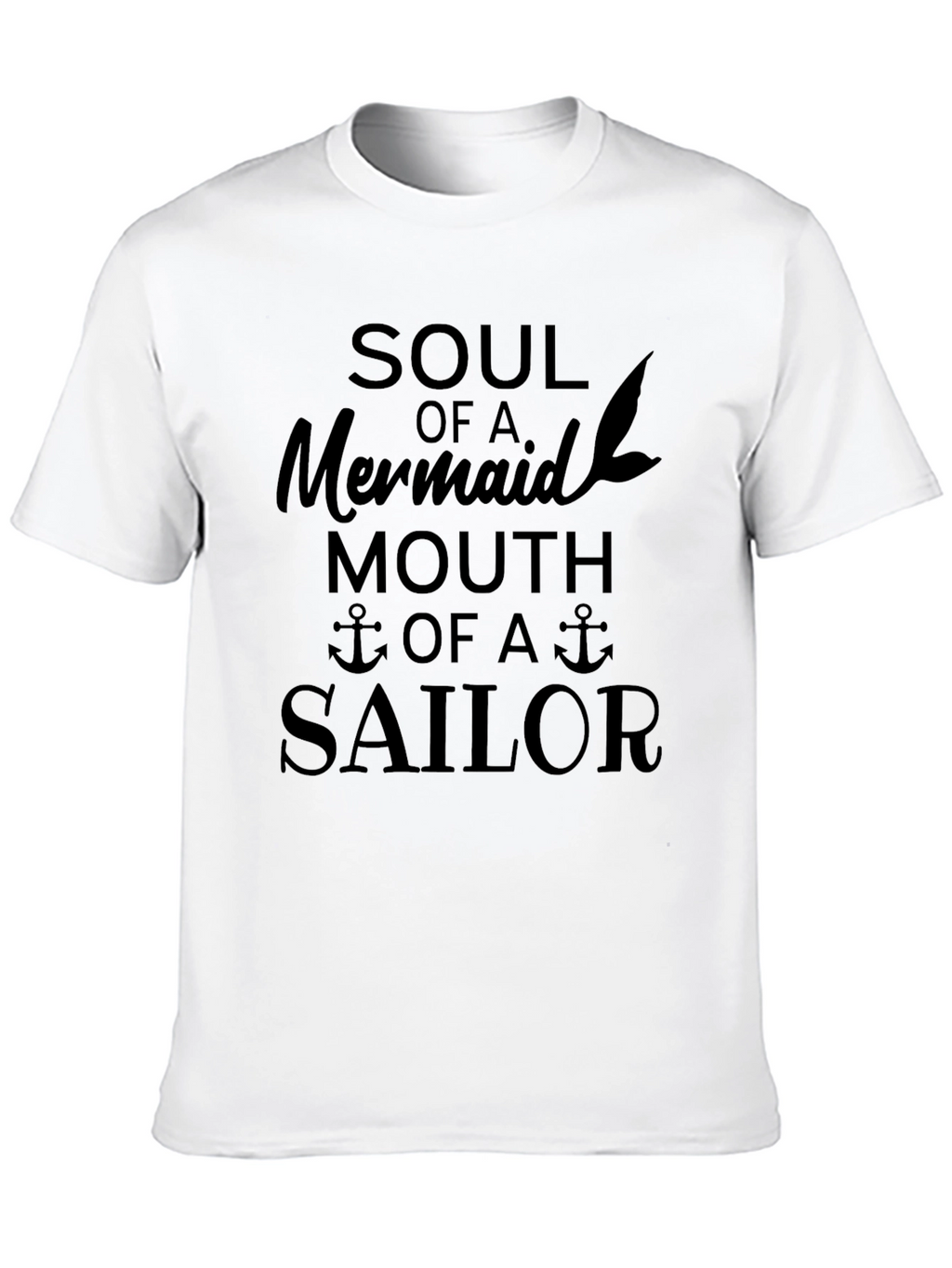 Soul of a Mermaid Sailor Graphic T-Shirt