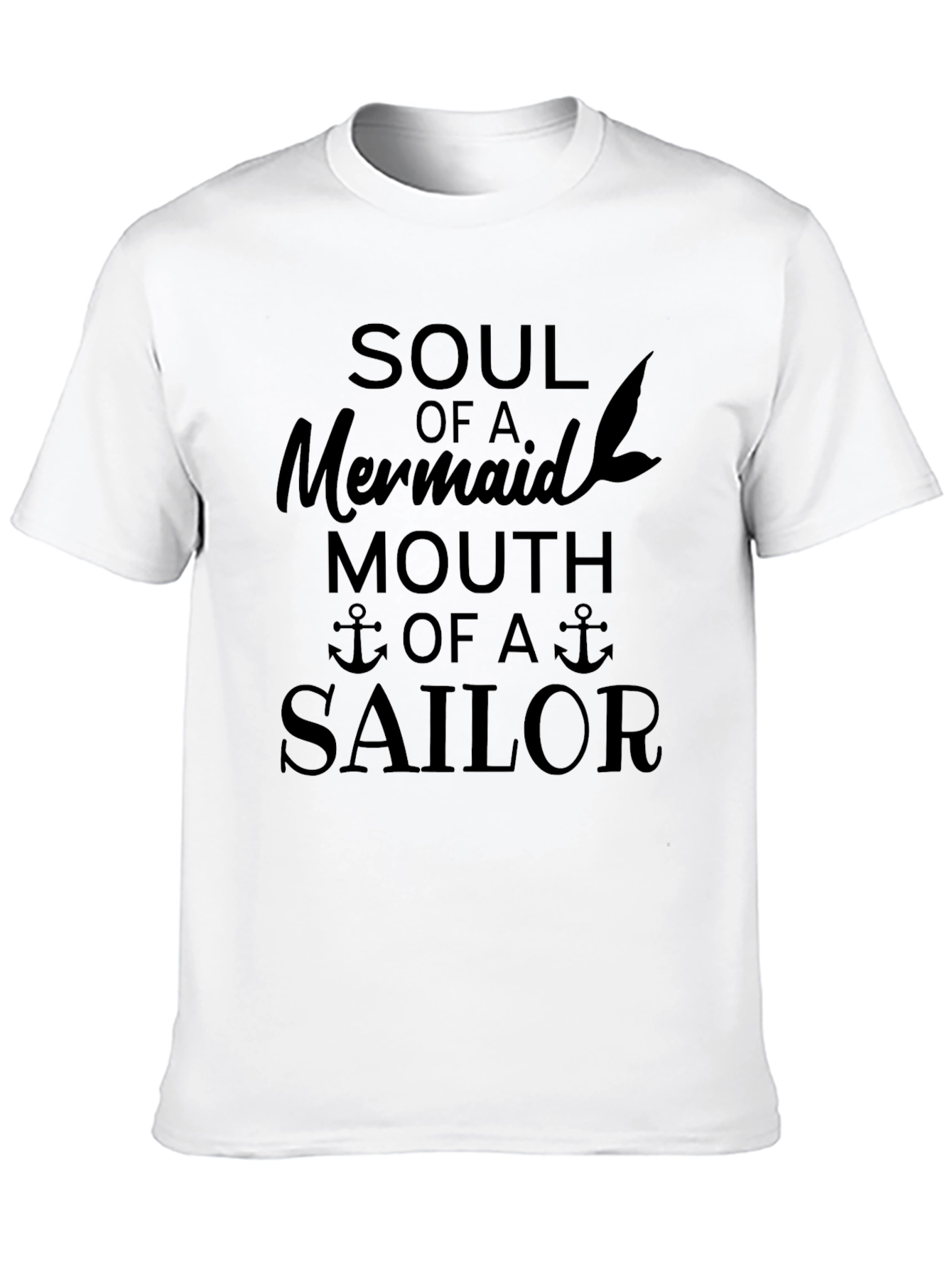 Soul of a Mermaid Sailor Graphic T-Shirt