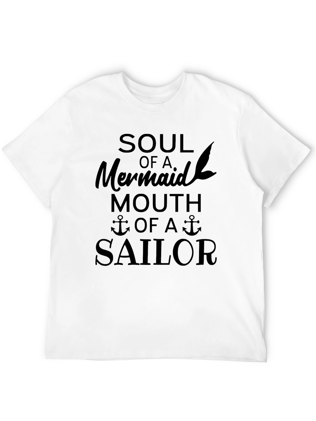 Soul of a Mermaid Sailor Graphic T-Shirt