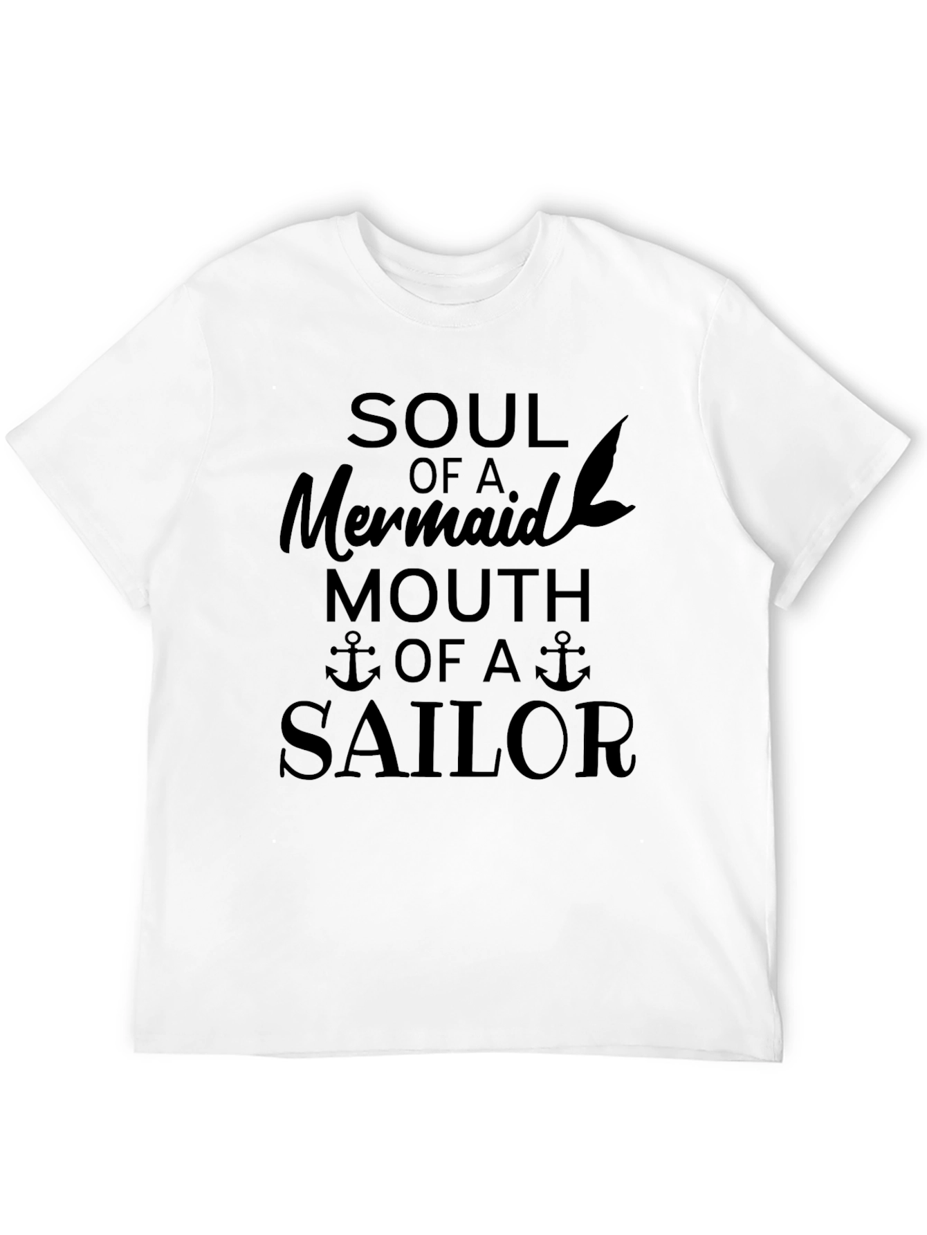 Soul of a Mermaid Sailor Graphic T-Shirt