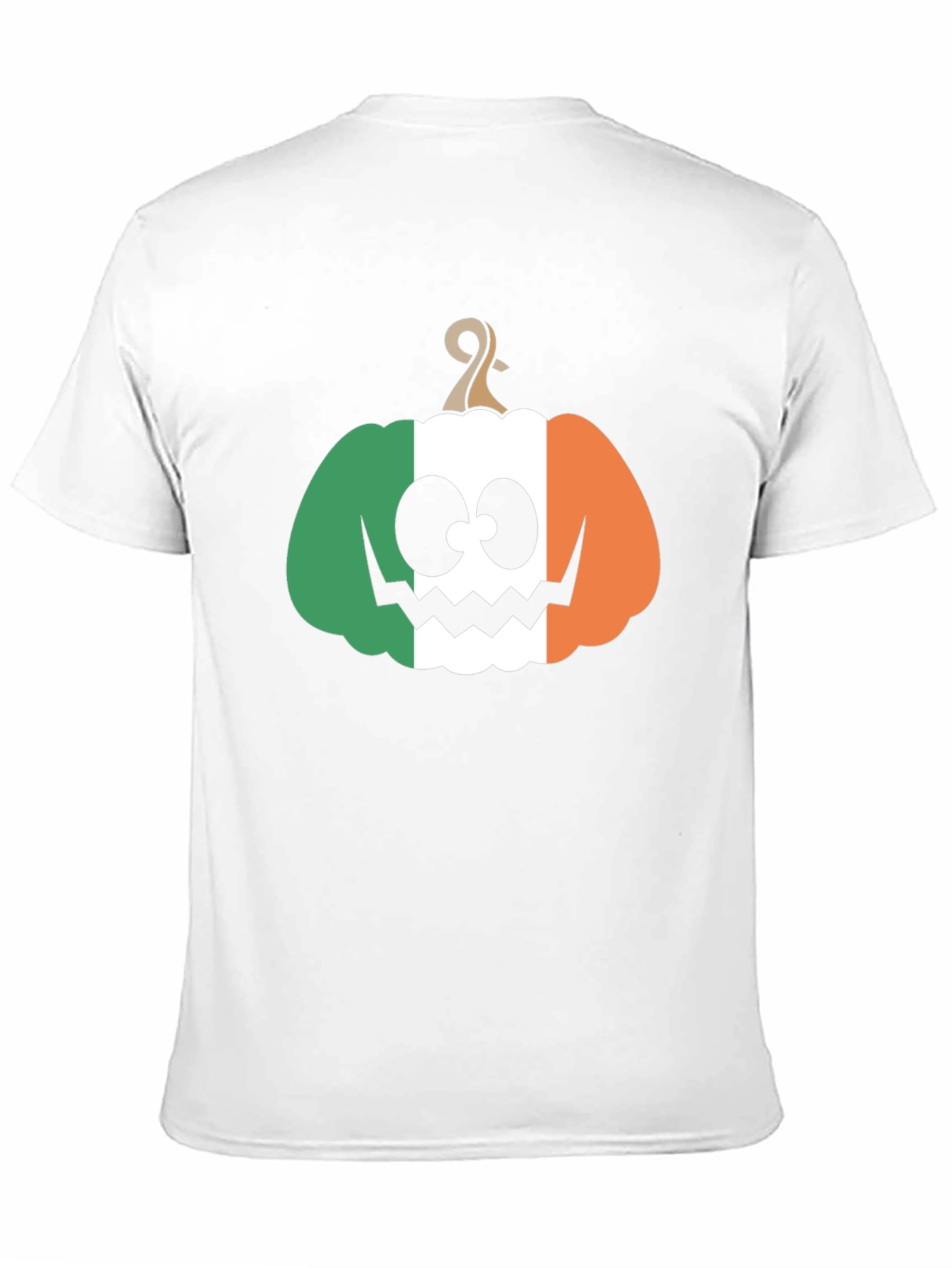 Irish Flag Pumpkin Halloween T-Shirt